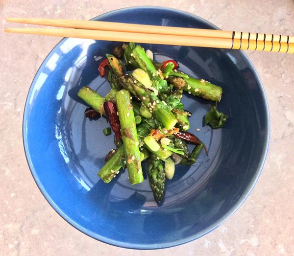 Spicy StirFried Asparagus Recipe Cuisine Fiend